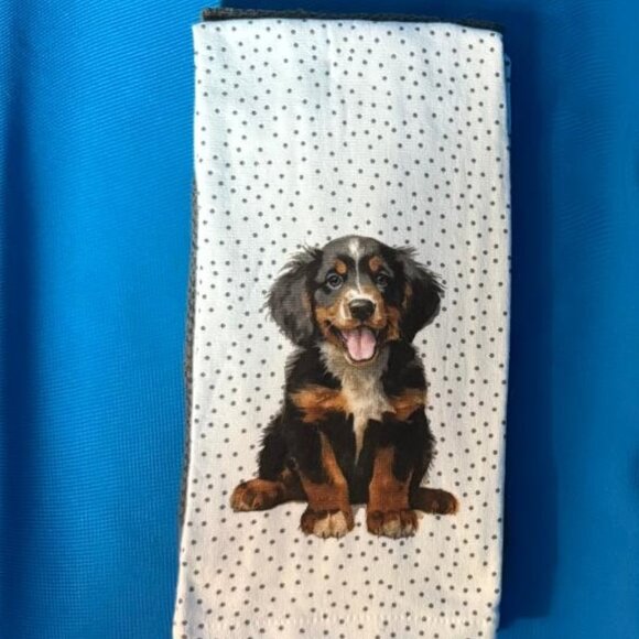 NWT & HARD TO FIND 3 PACK BERNESE MOUNTAIN DOG PUPPY PLUS GREY ABSORBENT TOWELS - Picture 3 of 12